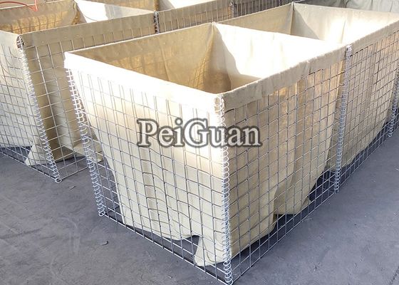 Barriera galvanizzata immersa calda del bastione di mil 3 1.0x1.0x10m